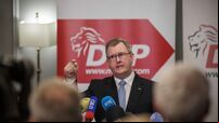 Donaldson sexual offence charges have plunged DUP into ‘turmoil’, says Wilson
