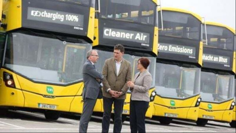 Bus Éireann launches electric regional city bus fleet in Limerick Bus Éireann launches electric regional city bus fleet in Limerick