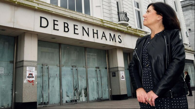 Former Debenhams workers awarded four week's pay; 'We're hoping this is closure', says Cork shop steward Former Debenhams workers awarded four week's pay; 'We're hoping this is closure', says Cork shop steward