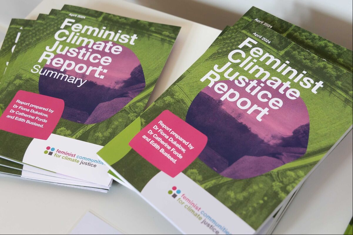 The new Feminist Climate Justice Report. Picture: Alison Miles /OSM PHOTO The new Feminist Climate Justice Report. Picture: Alison Miles /OSM PHOTO