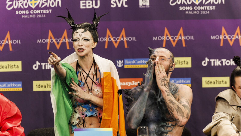 Watch: Cork Eurovision fans in Malmo react to Bambie Thug's qualification for final Watch: Cork Eurovision fans in Malmo react to Bambie Thug's qualification for final