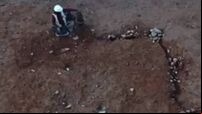 WATCH: Footage shows excavation of early Neolithic house in Cork