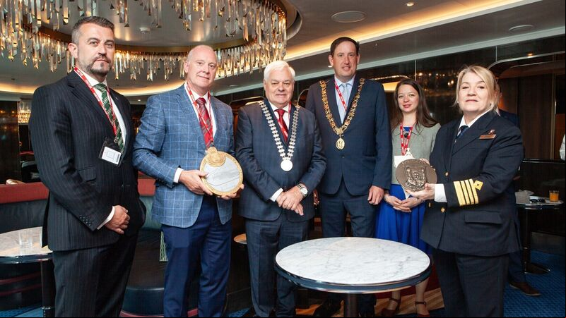 ‘A momentous occasion’: World’s newest cruise ship docks in Cork ‘A momentous occasion’: World’s newest cruise ship docks in Cork