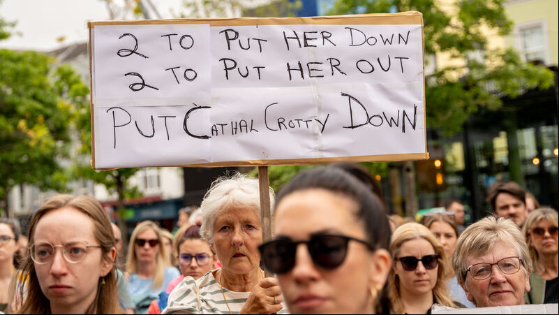 Protestors take to the streets of Cork in solidarity with Natasha O'Brien Protestors take to the streets of Cork in solidarity with Natasha O'Brien