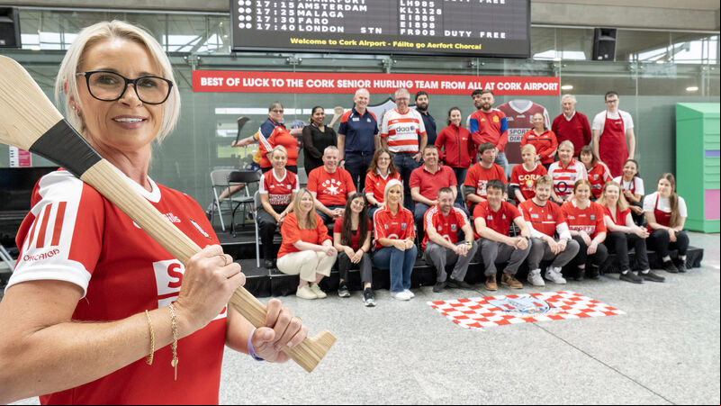 'Come on the Rebels': Cork Airport goes red ahead of Sunday's All-Ireland final 'Come on the Rebels': Cork Airport goes red ahead of Sunday's All-Ireland final