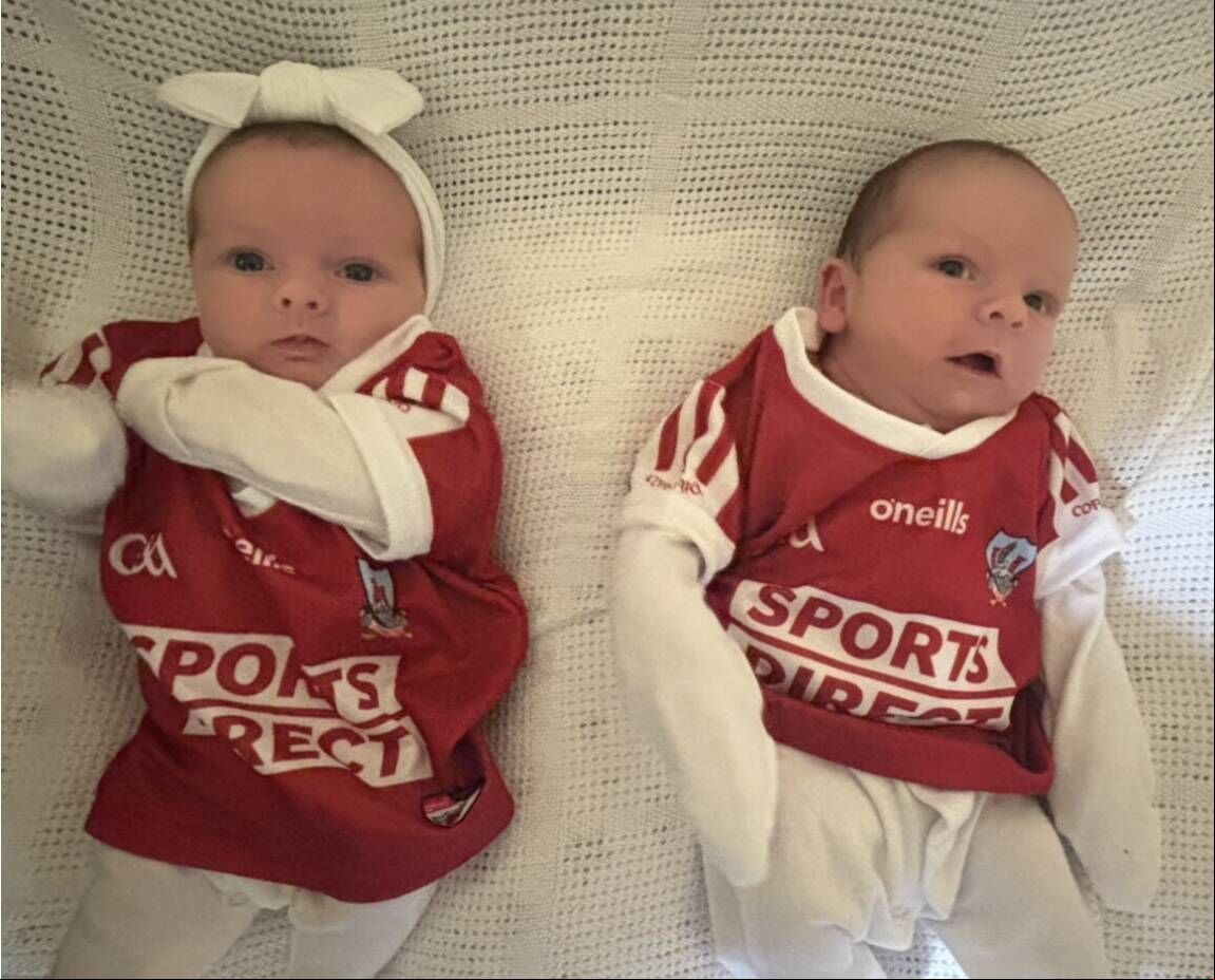 Rebel babies Rosie and Liam McCarthy will be among Cork's youngest ers as they watch Sunday's All-Ireland Senior Hurling Final. Rebel babies Rosie and Liam McCarthy will be among Cork's youngest ers as they watch Sunday's All-Ireland Senior Hurling Final.
