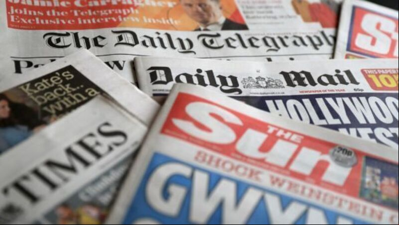 What the papers say: Saturday's front pages What the papers say: Saturday's front pages