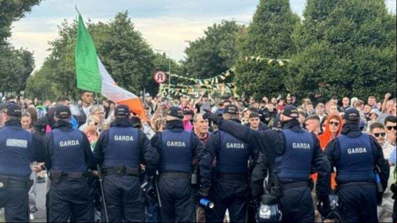 Actions of far-right and gardaí raised by public in Coolock Actions of far-right and gardaí raised by public in Coolock