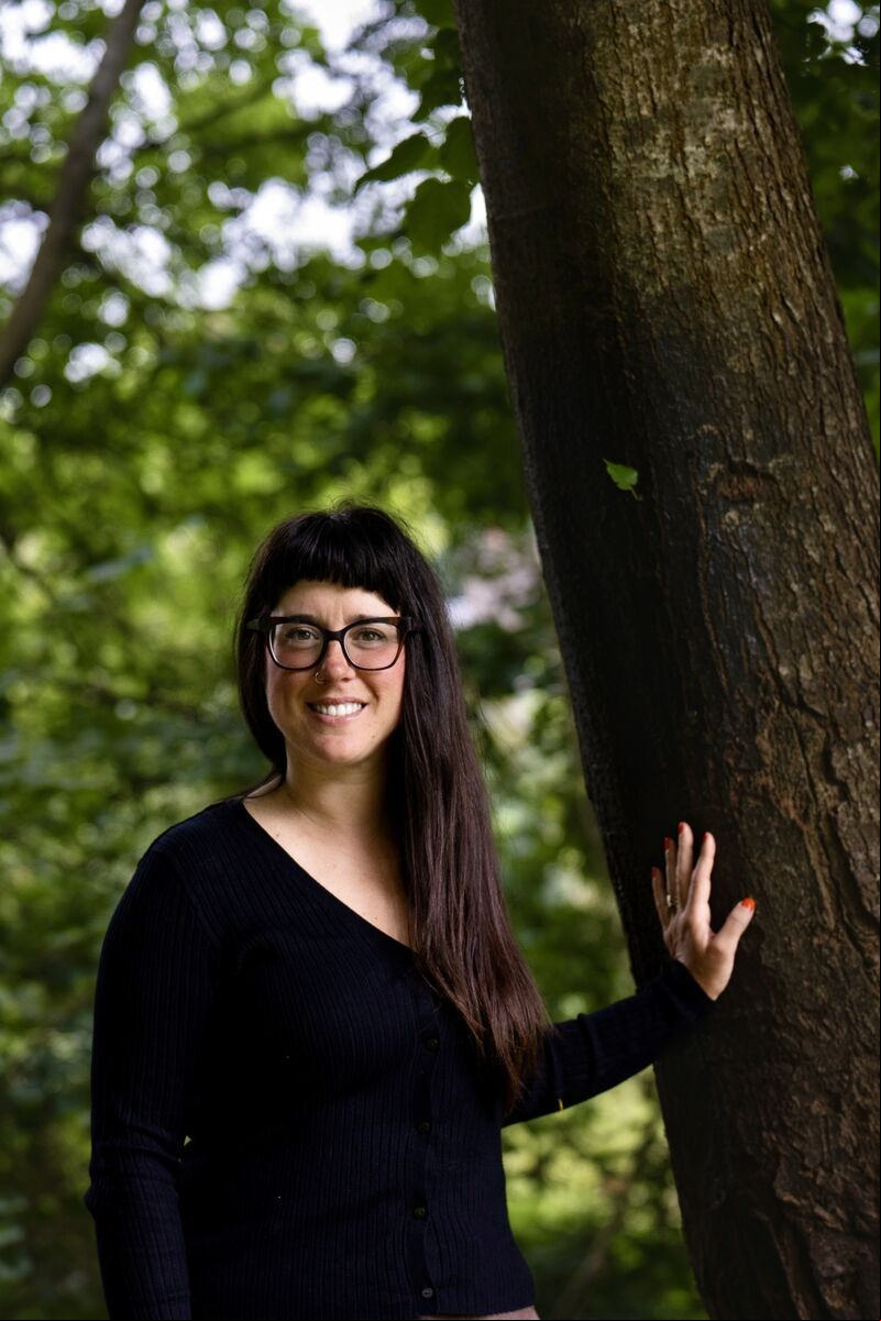 Carla among the trees. Picture Chani Anderson 