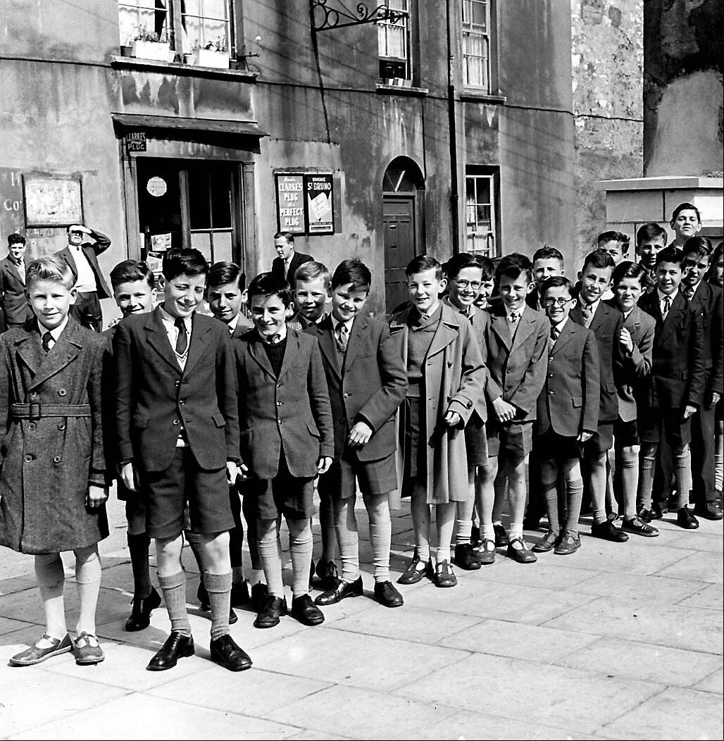Pupils from Blackrock National School, Cork, attend the Liturgical Schools Festival on May 16, 1960 Pupils from Blackrock National School, Cork, attend the Liturgical Schools Festival on May 16, 1960