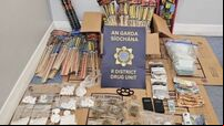 Man arrested after drugs and fireworks seized in Dublin