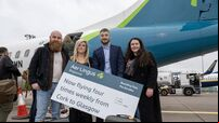 Four-times weekly Cork-Glasgow flights begin
