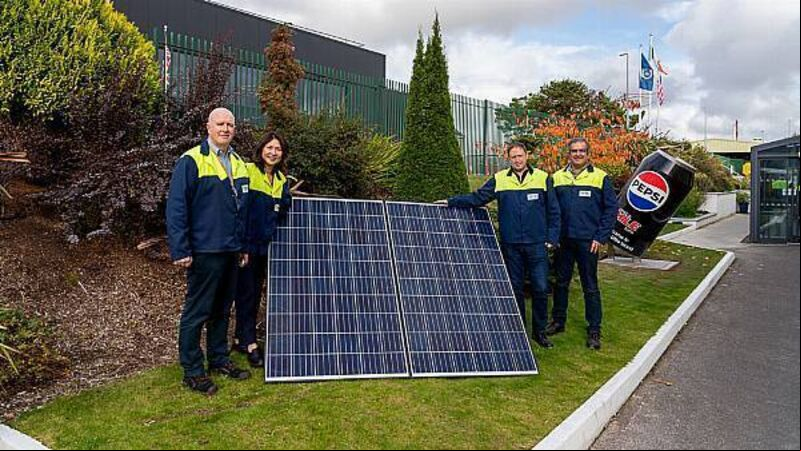 PepsiCo unveils €2.4m rooftop solar  installation at Cork plant