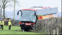 Bus Éireann Expressway bus involved in serious collision with car in Co Donegal