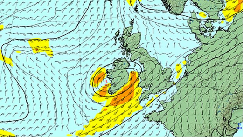 Potential storms to hit Ireland at New Year followed by sharp cold snap Potential storms to hit Ireland at New Year followed by sharp cold snap