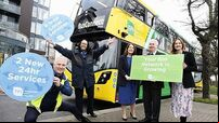 Two new 24-hour Dublin bus routes launched under latest phase of BusConnects