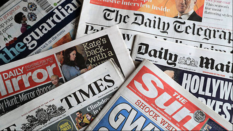 What the papers say: Thursday's front pages What the papers say: Thursday's front pages