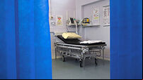 A hospital trolley