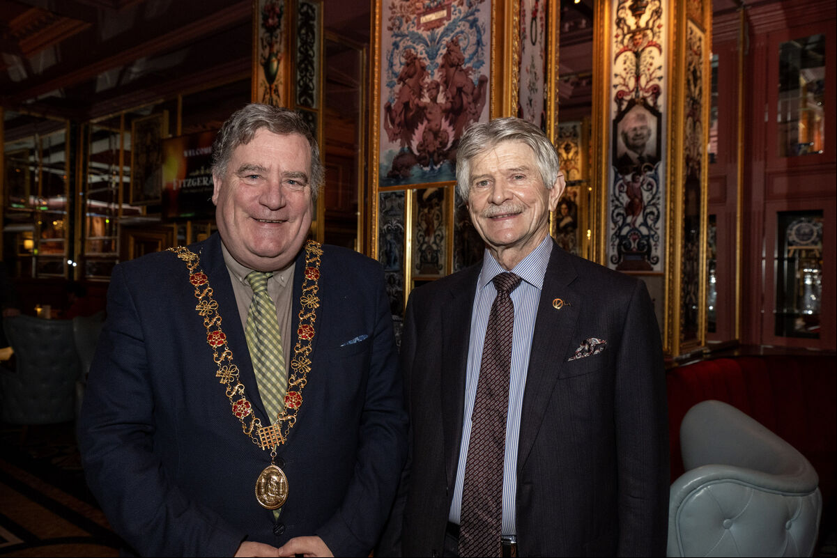 Pictured left to right: Lord Mayor of Cork, Cllr. Dan Boyle and Louis Fitzgerald, owner of the Imperial Hotel. Picture: Brian Lougheed Pictured left to right: Lord Mayor of Cork, Cllr. Dan Boyle and Louis Fitzgerald, owner of the Imperial Hotel. Picture: Brian Lougheed