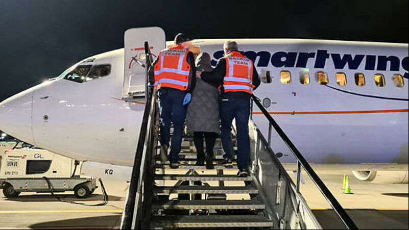 Charter flight used to deport 32 people to Georgia Charter flight used to deport 32 people to Georgia