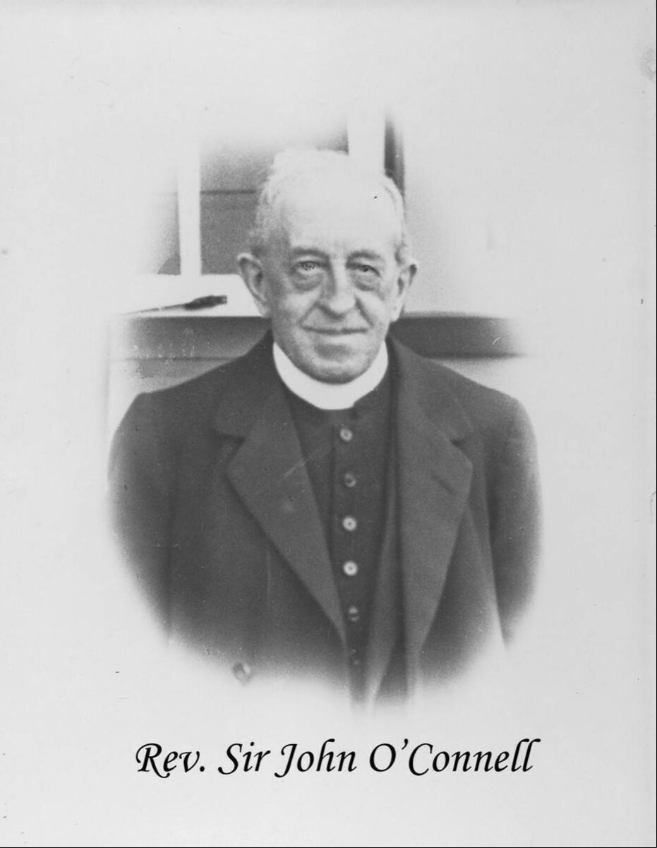 The Reverend Sir John O'Connell, who donated the site for the boys' and girls' schools in Turner's Cross. The Reverend Sir John O'Connell, who donated the site for the boys' and girls' schools in Turner's Cross.