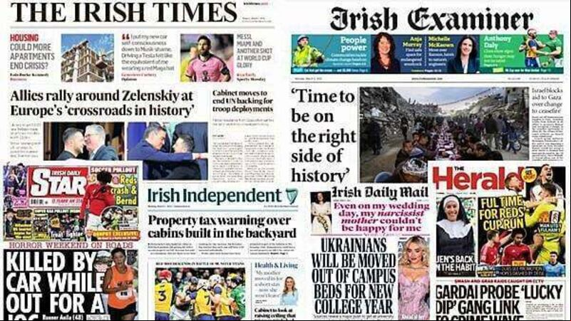 What the papers say: Monday's front pages What the papers say: Monday's front pages
