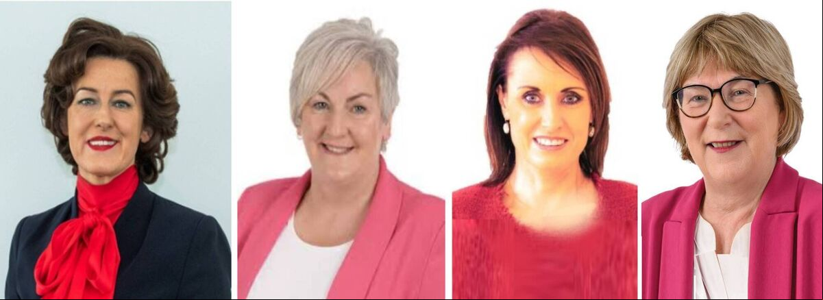 Cork County Councillor and Assembly Member, Cllr Gillian Coughlan; Cork County Councillor and Assembly Member, Cllr Sheila O’Callaghan; Cork County Councillor and Assembly Member, Cllr Deirdre Kelly; and Cork County Councillor and Assembly Member, Cllr Kay Dawson. Cork County Councillor and Assembly Member, Cllr Gillian Coughlan; Cork County Councillor and Assembly Member, Cllr Sheila O’Callaghan; Cork County Councillor and Assembly Member, Cllr Deirdre Kelly; and Cork County Councillor and Assembly Member, Cllr Kay Dawson.