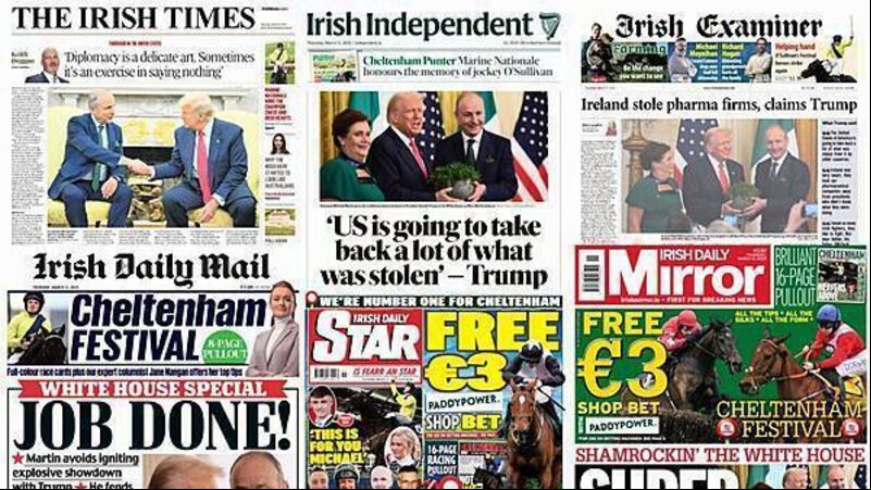 What the papers say: Thursday's front pages What the papers say: Thursday's front pages