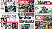 What the papers say: St Patrick's Day front pages