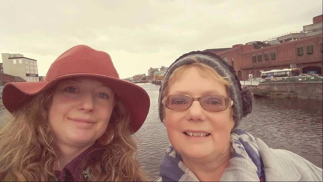 Potter Susan Herlihy and her mother Sheila. Potter Susan Herlihy and her mother Sheila.