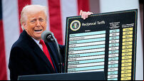 President Trump Holds "Make America Wealthy Again Event" In White House Rose Garden