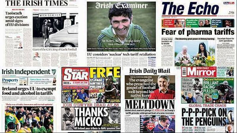 What the papers say: Friday's front pages What the papers say: Friday's front pages
