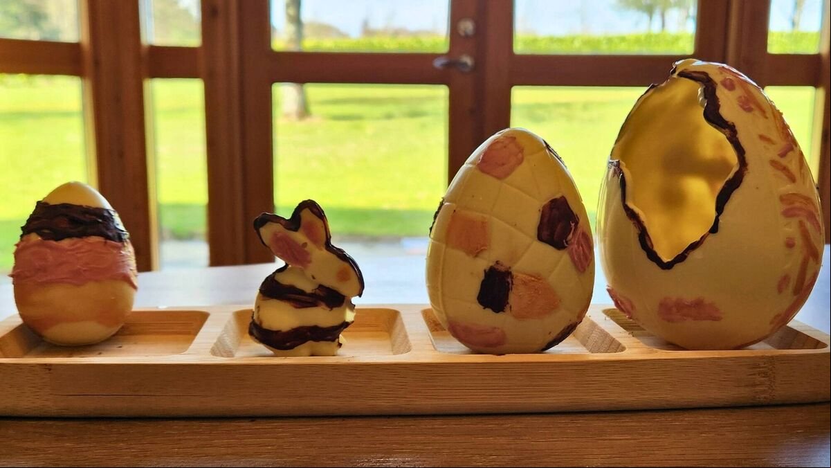 A selection of the Easter treats made by Home Chocolat. A selection of the Easter treats made by Home Chocolat.