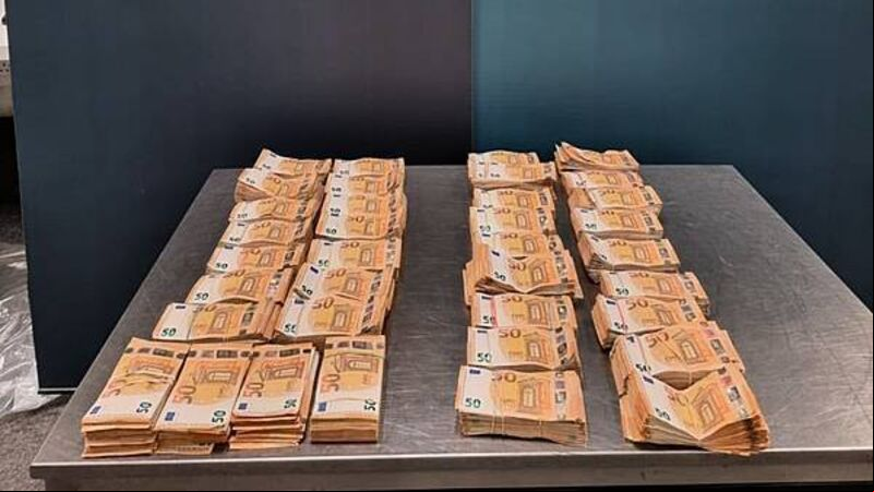 Man and woman (60s) arrested as gardaí seize €342,000 in cash at Dublin Airport Man and woman (60s) arrested as gardaí seize €342,000 in cash at Dublin Airport