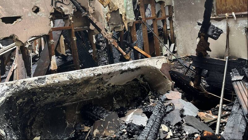 'If anyone had been under it, they were dead': Fire service have 'near miss' during Good Shepherd blaze 'If anyone had been under it, they were dead': Fire service have 'near miss' during Good Shepherd blaze