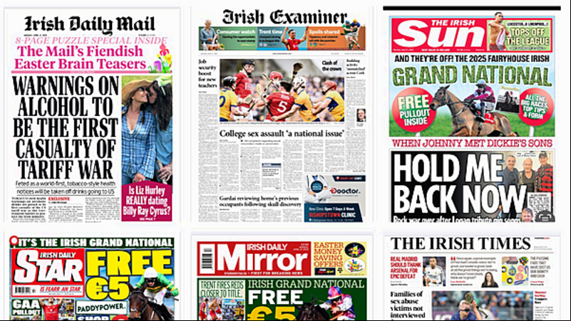 What the papers say: Monday's front pages What the papers say: Monday's front pages