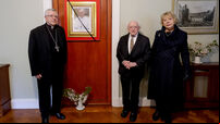 President Higgins says he hopes a new pontiff will build on Pope Francis' 'unfinished business'
