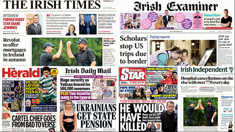 What the papers say: Friday's front pages What the papers say: Friday's front pages
