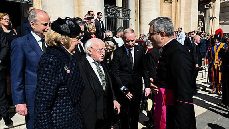 Pope Francis remains ‘an incredible source of hope’ - President Higgins Pope Francis remains ‘an incredible source of hope’ - President Higgins