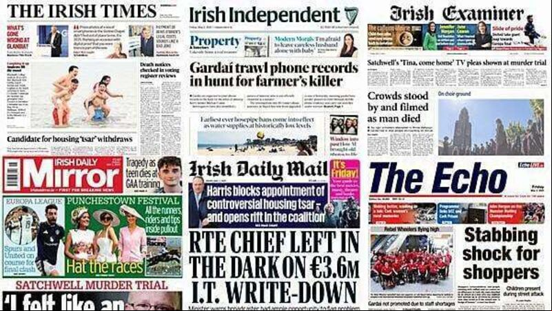 What the papers say: Friday's front pages What the papers say: Friday's front pages