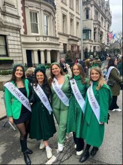 Cork Rose Shauna O Sullivan with her fellow roses during a trip to the US for St Patrick’s Day. Cork Rose Shauna O Sullivan with her fellow roses during a trip to the US for St Patrick’s Day.