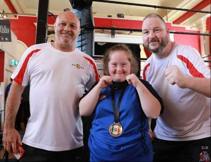 Cork Boxing: Will Rossall, Abbey Stacey and David Burke at the De Courcey tournament in Bandon. Cork Boxing: Will Rossall, Abbey Stacey and David Burke at the De Courcey tournament in Bandon.