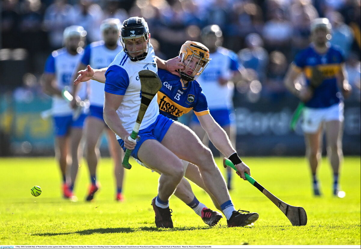Iarlaith Daly of Waterford in action against Jake Morris of Tipperary during the Munster GAA Hurling Senior Championship Round 3 match between Waterford and Tipperary at Walsh Park in Waterford last year. Picture: Piaras Ó Mídheach/Sportsfile Iarlaith Daly of Waterford in action against Jake Morris of Tipperary during the Munster GAA Hurling Senior Championship Round 3 match between Waterford and Tipperary at Walsh Park in Waterford last year. Picture: Piaras Ó Mídheach/Sportsfile