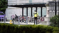 Leinster House bike shelter