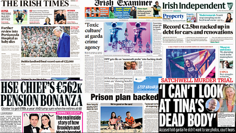 What the papers say: Friday's front pages What the papers say: Friday's front pages