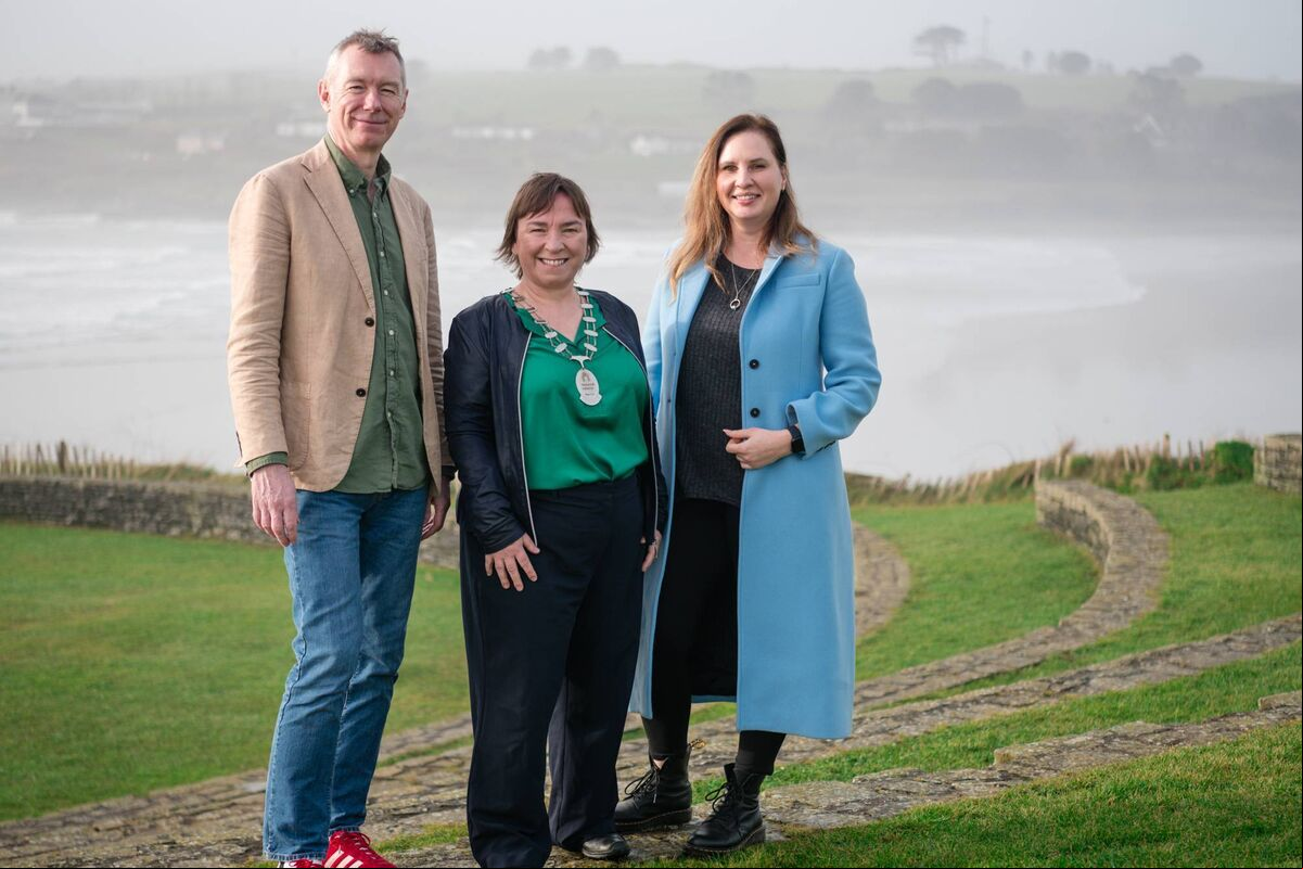 Des O'Dowd, Inchydoney Island Lodge &amp; Spa, Anna Healy, President of NIWC &amp; Anna Groniecka Vice President of NIWC. The Network Ireland West Cork Businesswomen of the Year Awards take place at the Inchydoney Island Lodge &amp; Spa thusi Friday. 