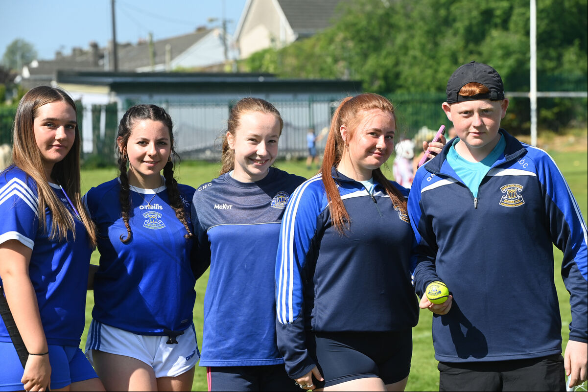 Tranisition year students Ruby, Naimh, Callie, Ava and Morgan keeping the tournament running smoothly. Picture: Larry Cummins Tranisition year students Ruby, Naimh, Callie, Ava and Morgan keeping the tournament running smoothly. Picture: Larry Cummins
