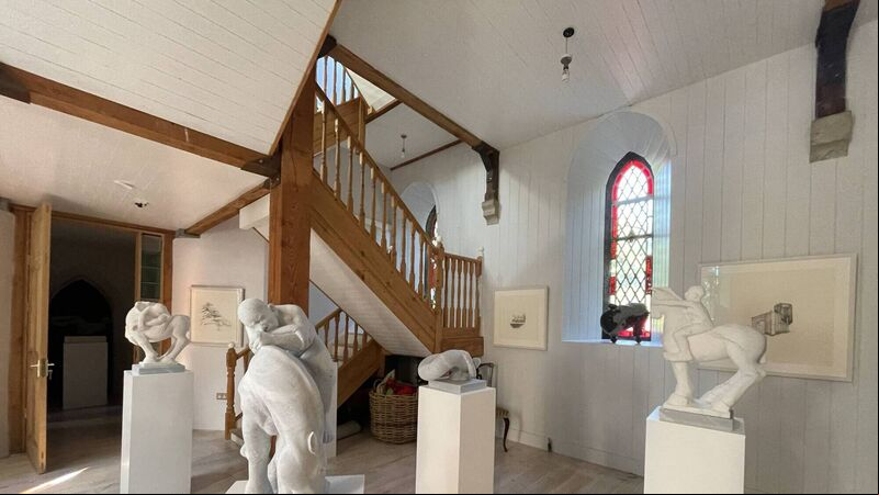 Exhibition of works by Cork couple, who met on Insta, and now live in former church Exhibition of works by Cork couple, who met on Insta, and now live in former church