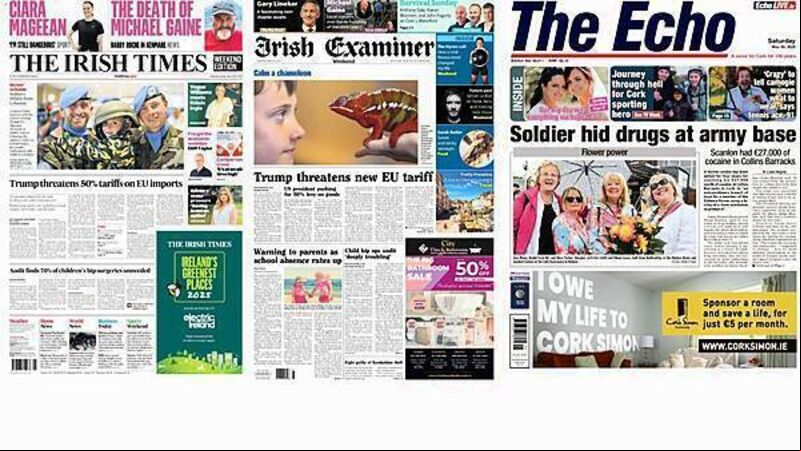 What the papers say: Saturday's front pages What the papers say: Saturday's front pages