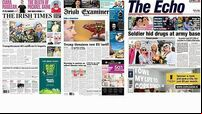 What the papers say: Saturday's front pages